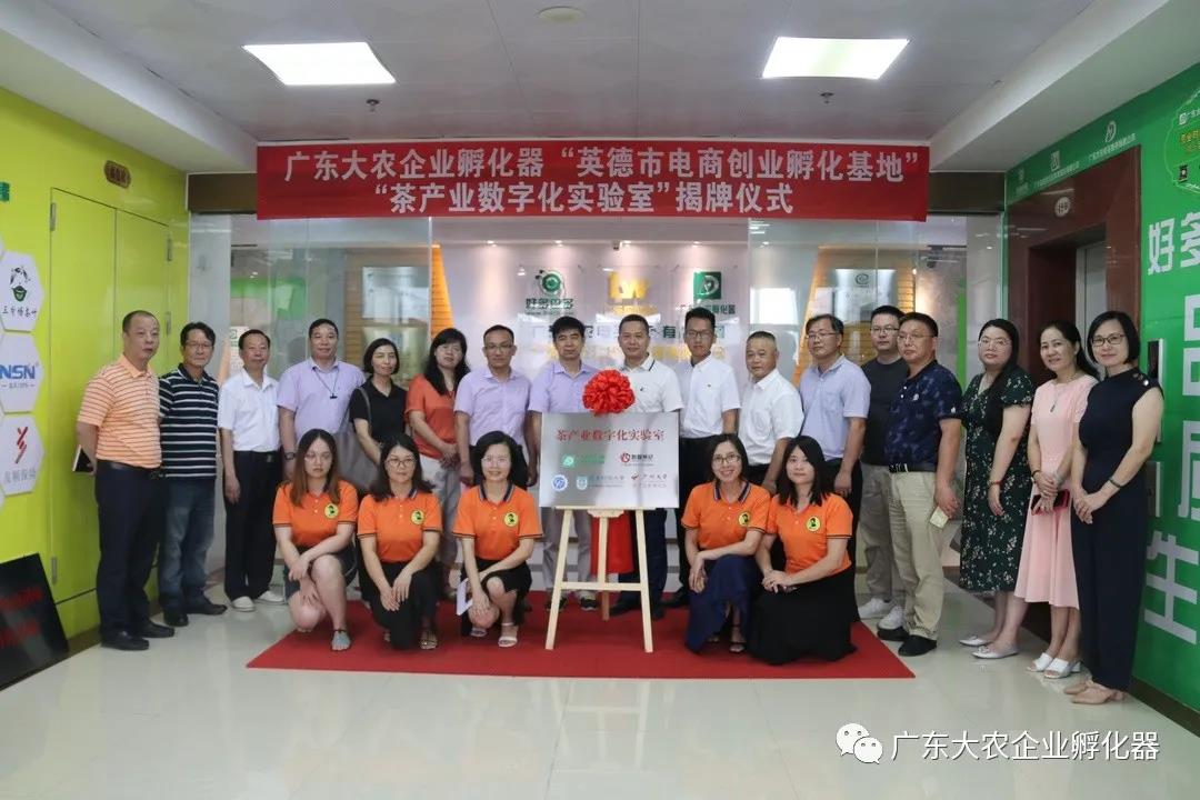 “英德市电商创业孵化基地”、“茶产业数字化实验室” 挂牌成立！