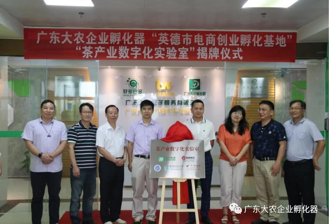 “英德市电商创业孵化基地”、“茶产业数字化实验室” 挂牌成立!